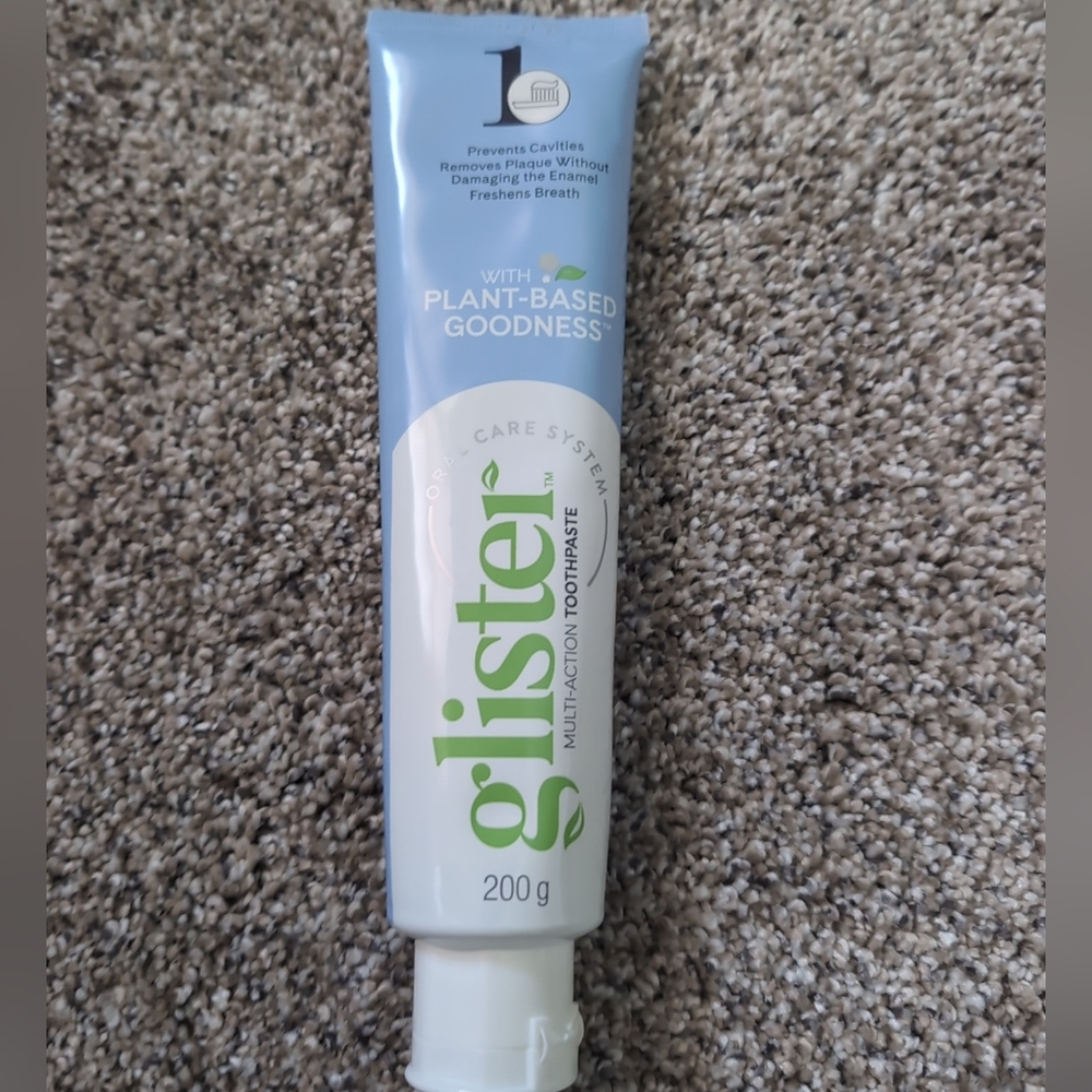Amway Glister Multi-Action Toothpaste With Plant-based Goodness 6.75 Oz (200 g)